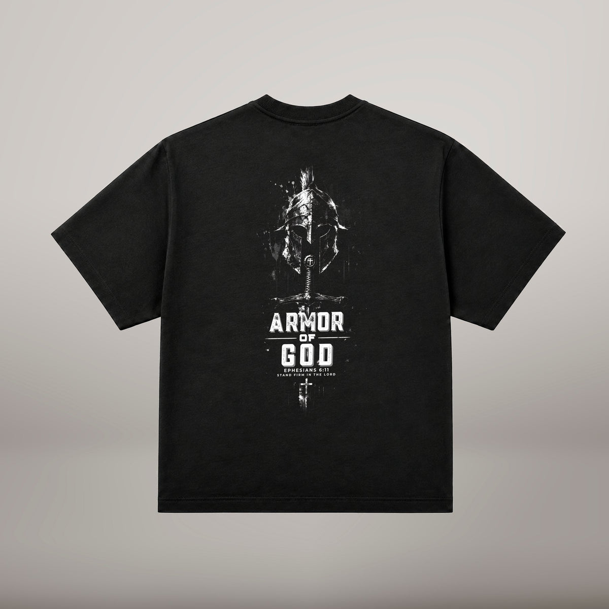Armor of God – T-shirt Oversized | Caminho Collection | Sheepfy