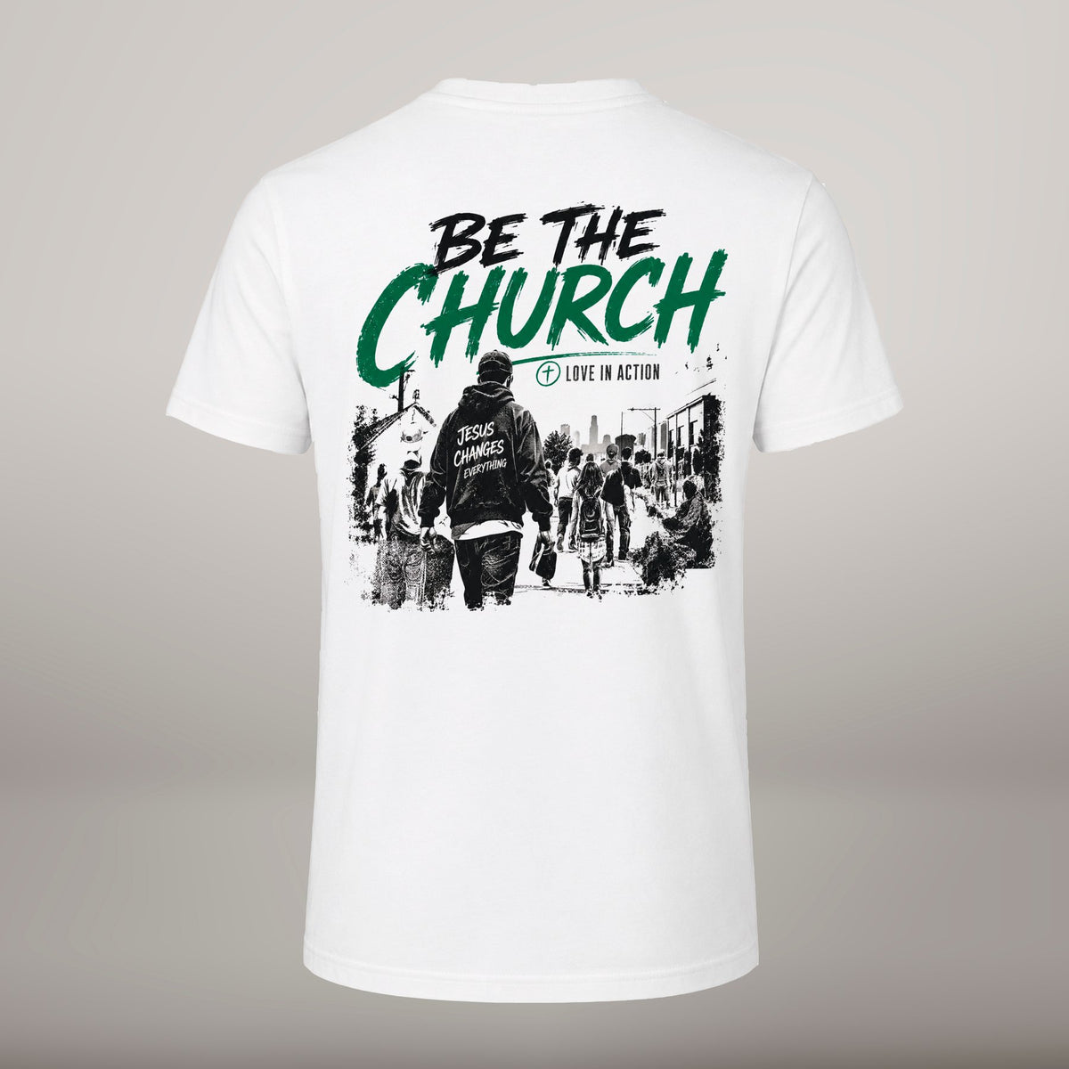 Be the Church – T-shirt de Manga Curta | Caminho Collection | Sheepfy