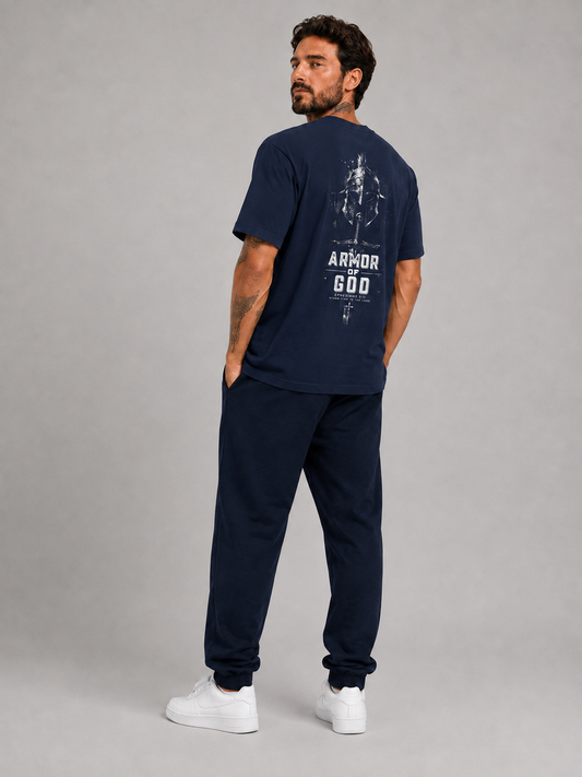 Armor of God – T-shirt de Manga Curta | Caminho Collection | Sheepfy