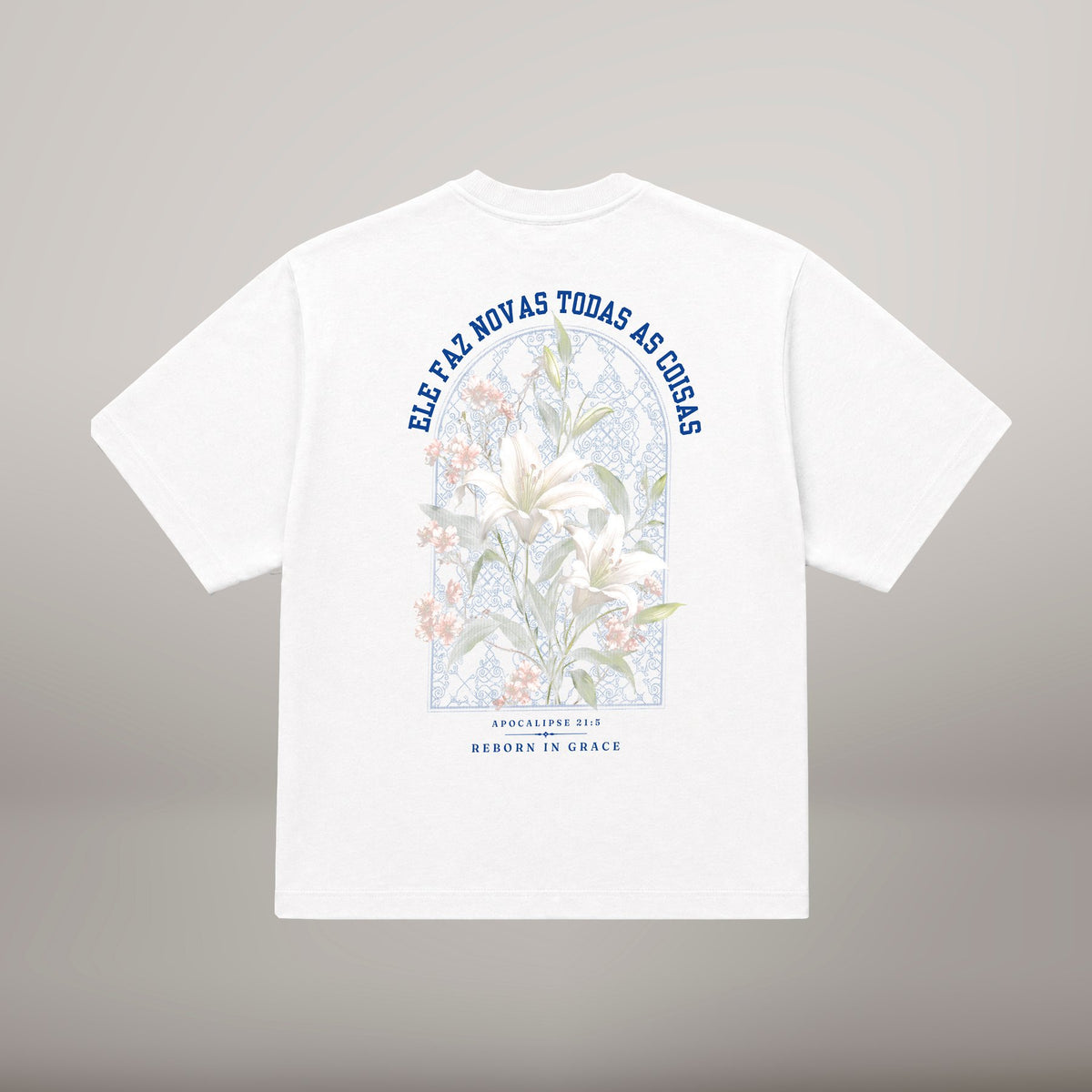 Novas Todas as Coisas – T-shirt Oversized | Caminho Collection | Sheepfy