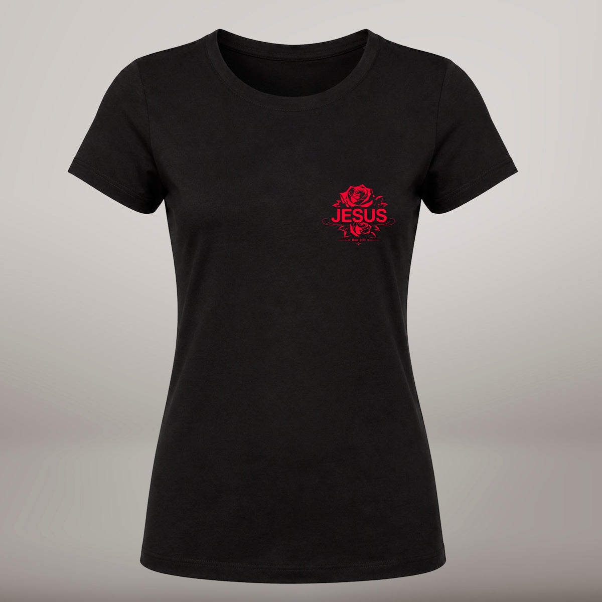 Rose of Sharon – T-shirt de Manga Curta | Caminho Collection | Sheepfy