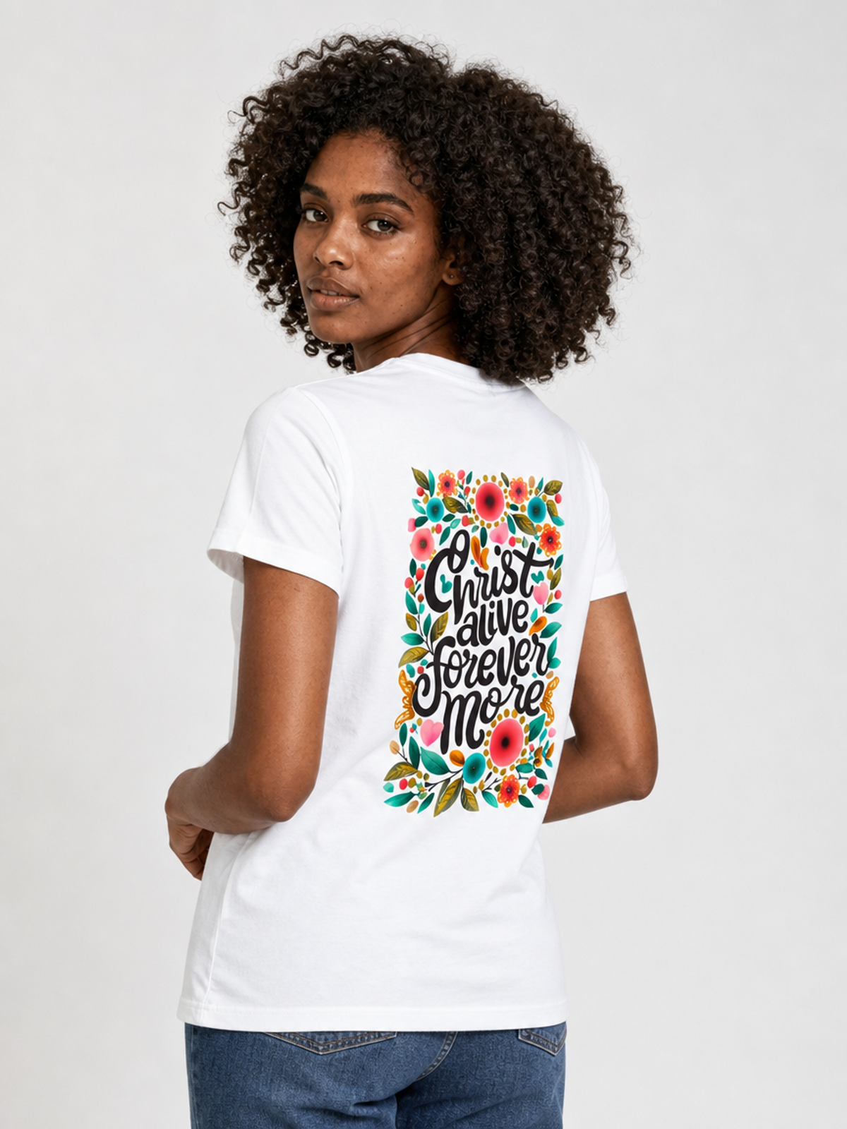 Christ Forever More – T-shirt de Manga Curta | Caminho Collection | Sheepfy