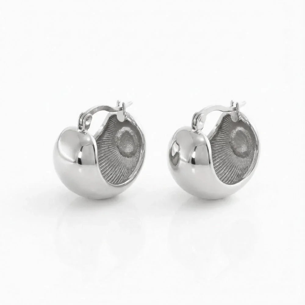 Brincos Fashion em Aço Inoxidável 20x19mm - Sheepfy