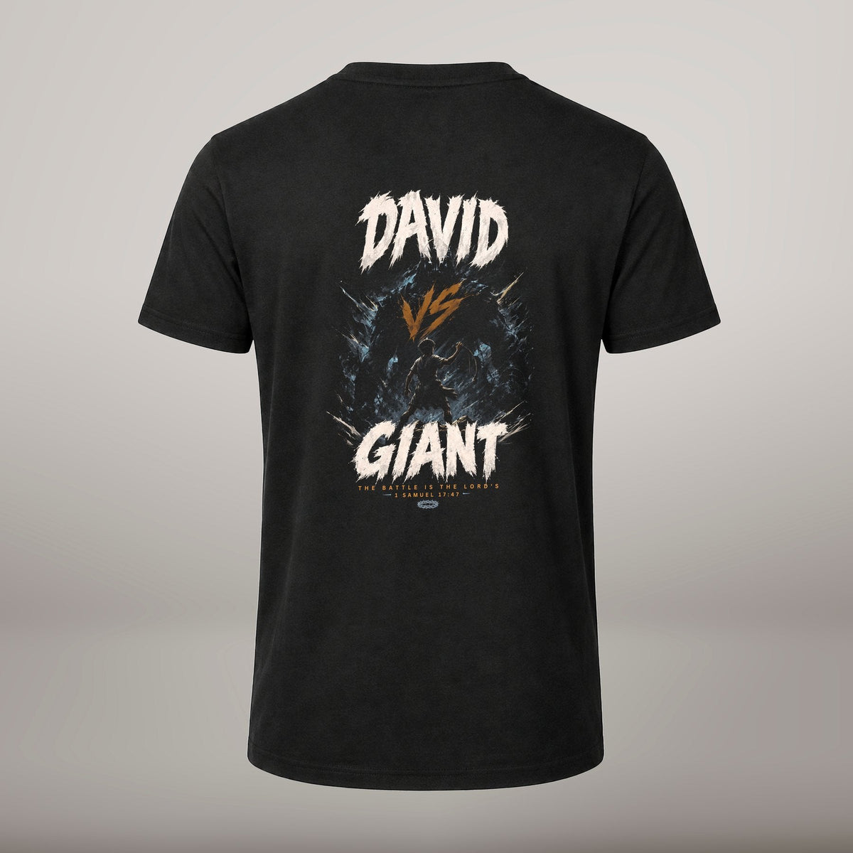 David vs Giant – T-shirt de Manga Curta | Caminho Collection | Sheepfy - Sheepfy