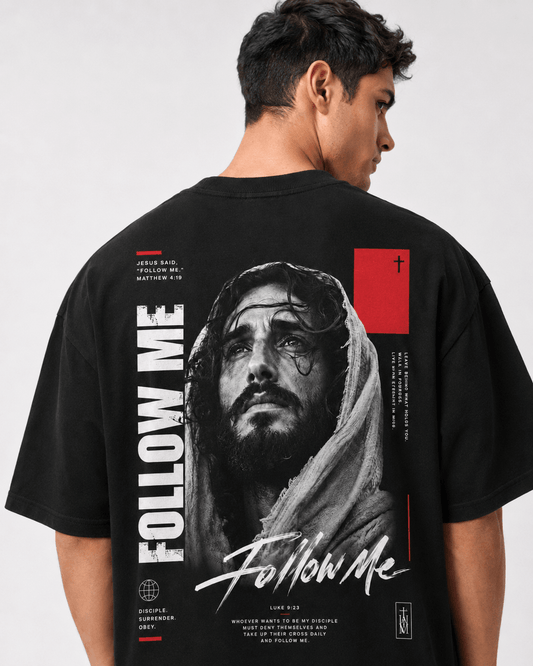 Follow Me – T-shirt Oversized | Caminho Collection | Sheepfy - Sheepfy