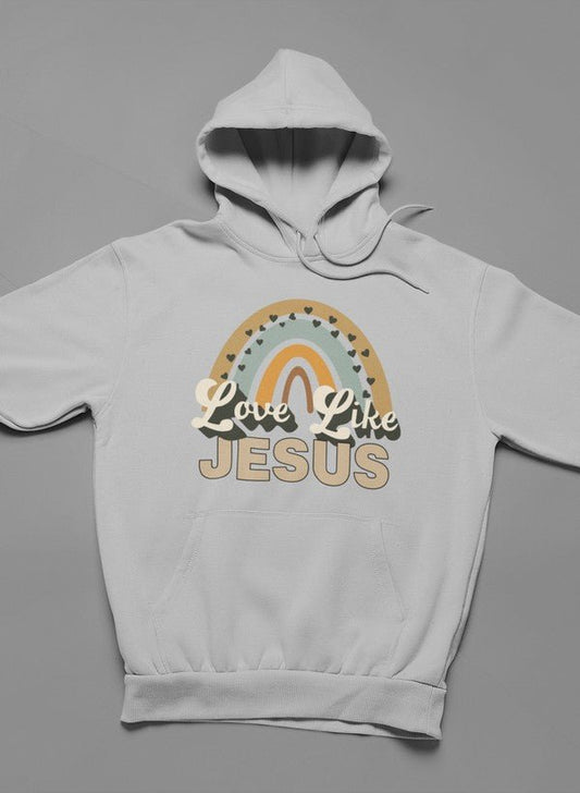 Moletom com capuz - Love Like Jesus - Sheepfy