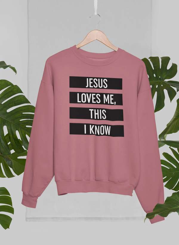 Moletom - Jesus Loves Me This I Know - Sheepfy