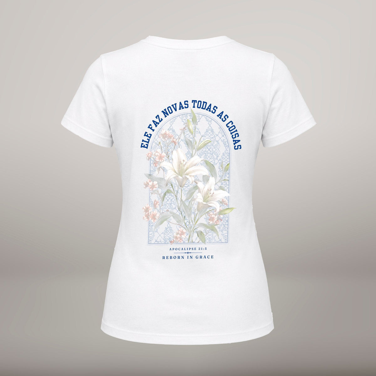 Novas Todas as Coisas – T-shirt de Manga Curta | Caminho Collection | Sheepfy - Sheepfy