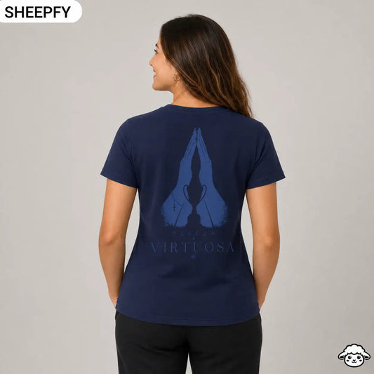 T-shirt de manga curta - Defesa Virtuosa - World Cup Collection - Sheepfy