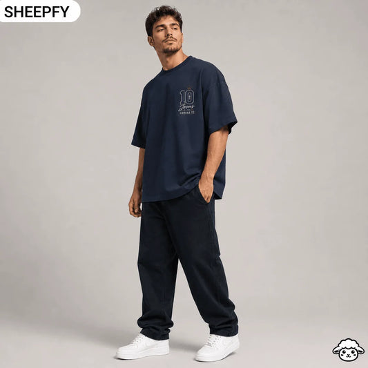 Jesus é Meu Camisa 10 – T-shirt cristã oversized de homem – foto 2