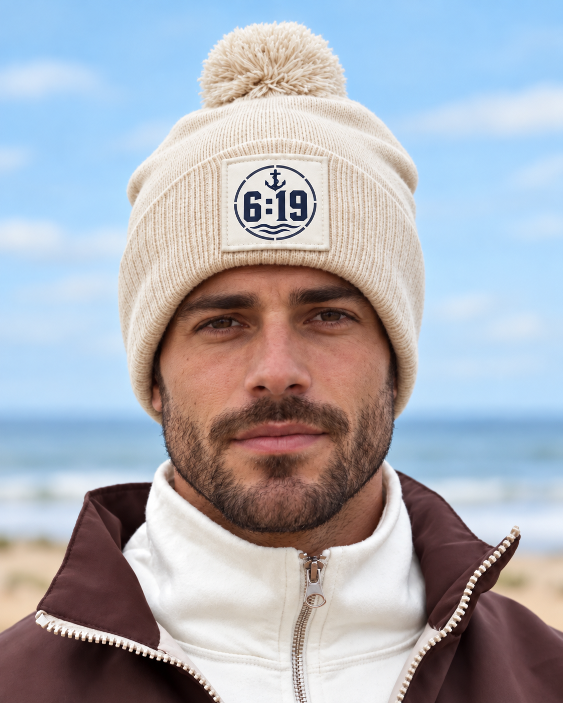 Gorro Cristiano con Pompón – 6:19 Ancla