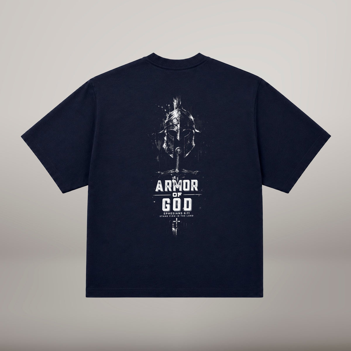 Armor of God – T-shirt Oversized | Caminho Collection | Sheepfy