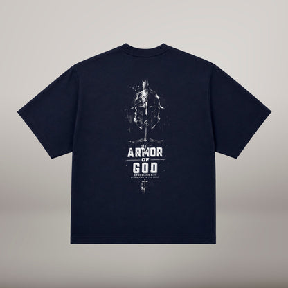Armor of God – T-shirt Oversized | Caminho Collection | Sheepfy
