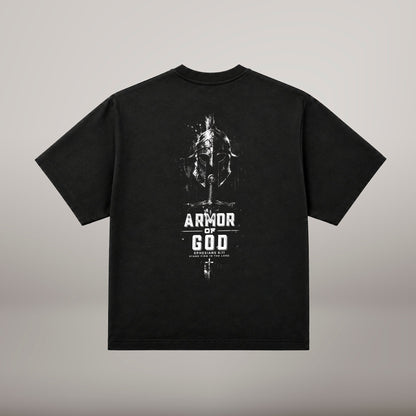 Armor of God – T-shirt Oversized | Caminho Collection | Sheepfy