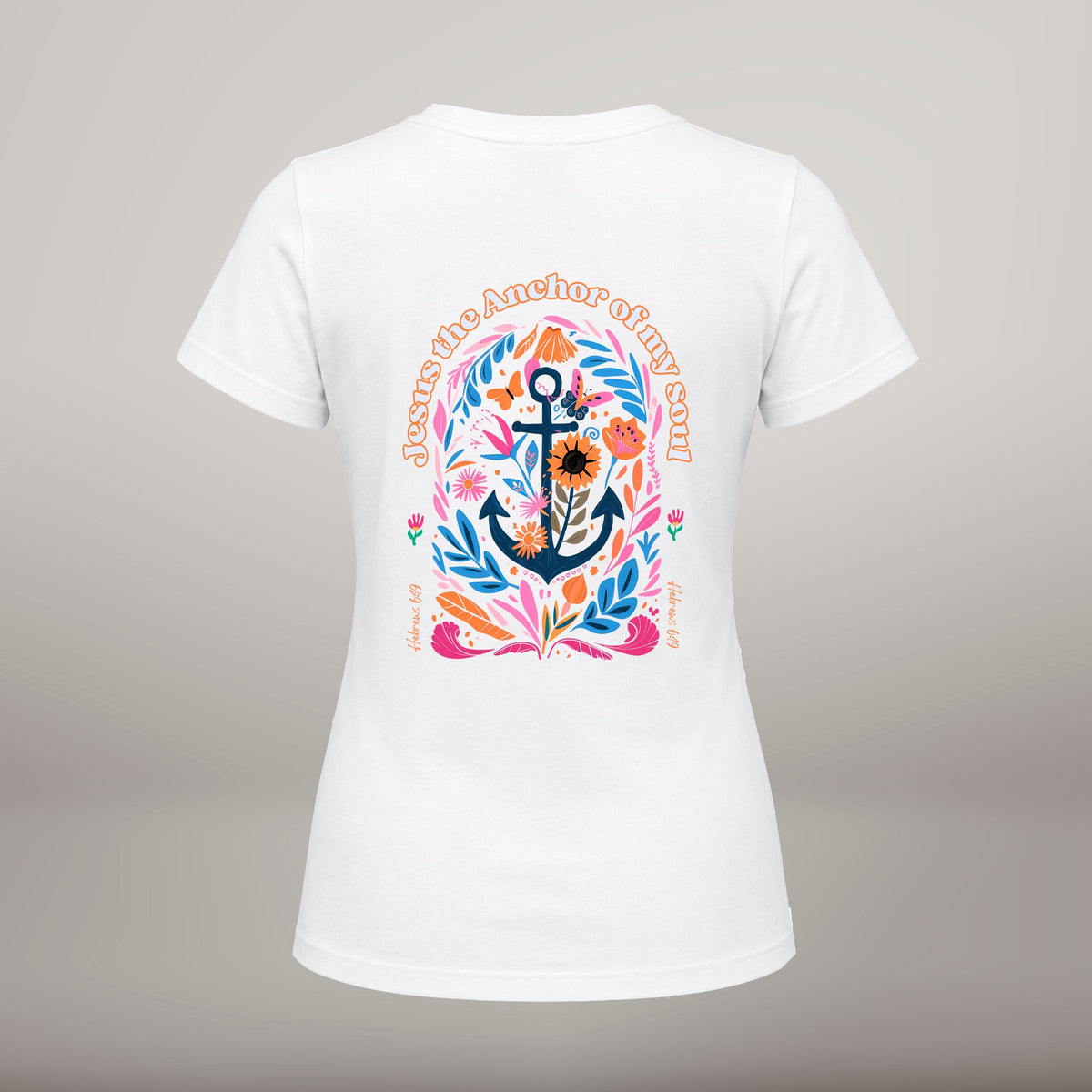 My Soul Has Found Its Anchor – T-shirt de Manga Curta | Caminho Collection | Sheepfy