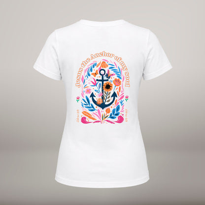 My Soul Has Found Its Anchor – T-shirt de Manga Curta | Caminho Collection | Sheepfy