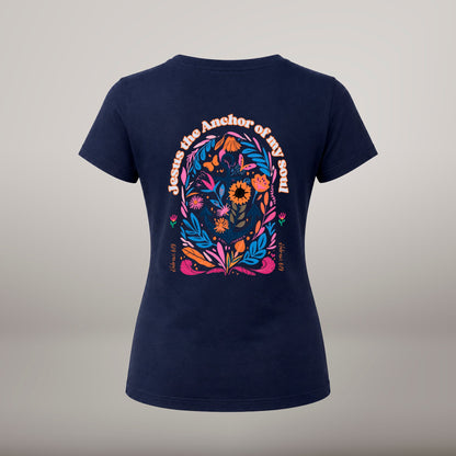 My Soul Has Found Its Anchor – T-shirt de Manga Curta | Caminho Collection | Sheepfy