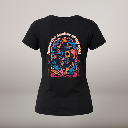 My Soul Has Found Its Anchor – T-shirt de Manga Curta | Caminho Collection | Sheepfy