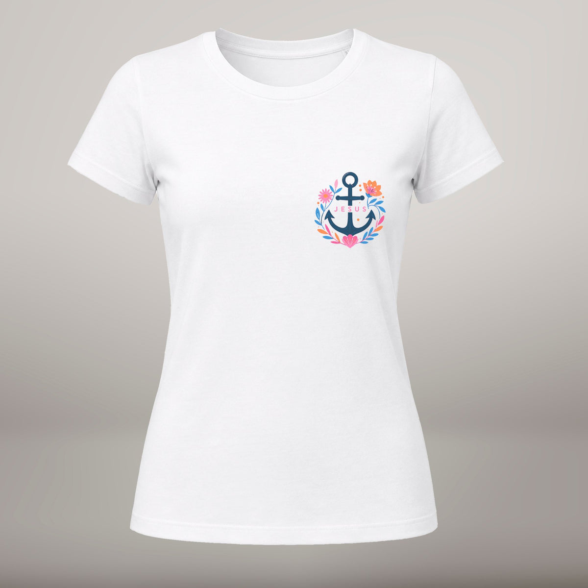 My Soul Has Found Its Anchor – T-shirt de Manga Curta | Caminho Collection | Sheepfy