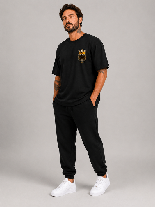 Sem Deus Não Sou Nada – T-shirt Oversized | Caminho Collection | Sheepfy