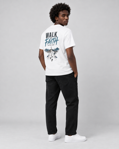Faith Trail – T-shirt de Manga Curta | Caminho Collection | Sheepfy
