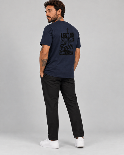 Faith > 99 – T-shirt de Manga Curta | Caminho Collection | Sheepfy