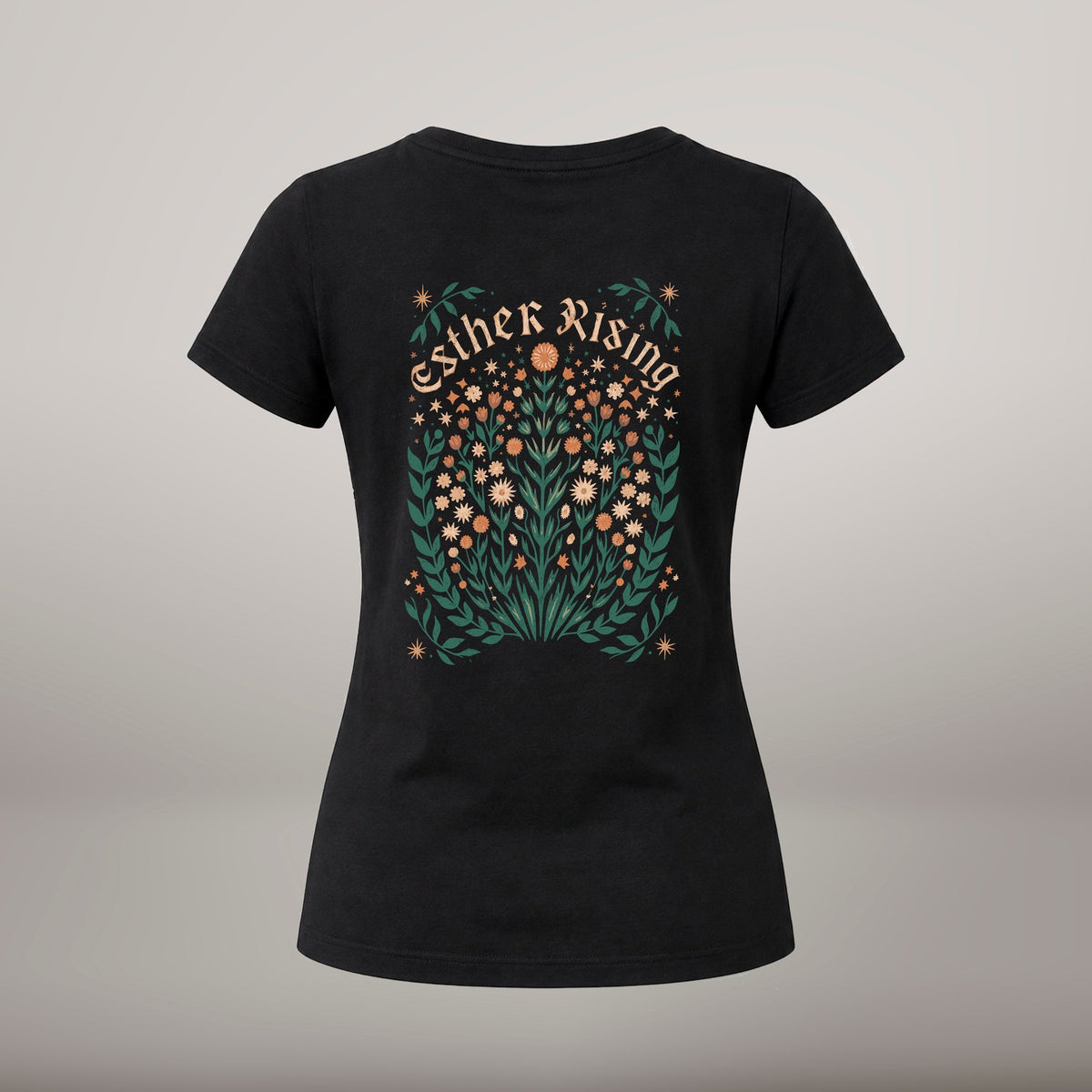 Esther Rising – T-shirt de Manga Curta | Caminho Collection | Sheepfy