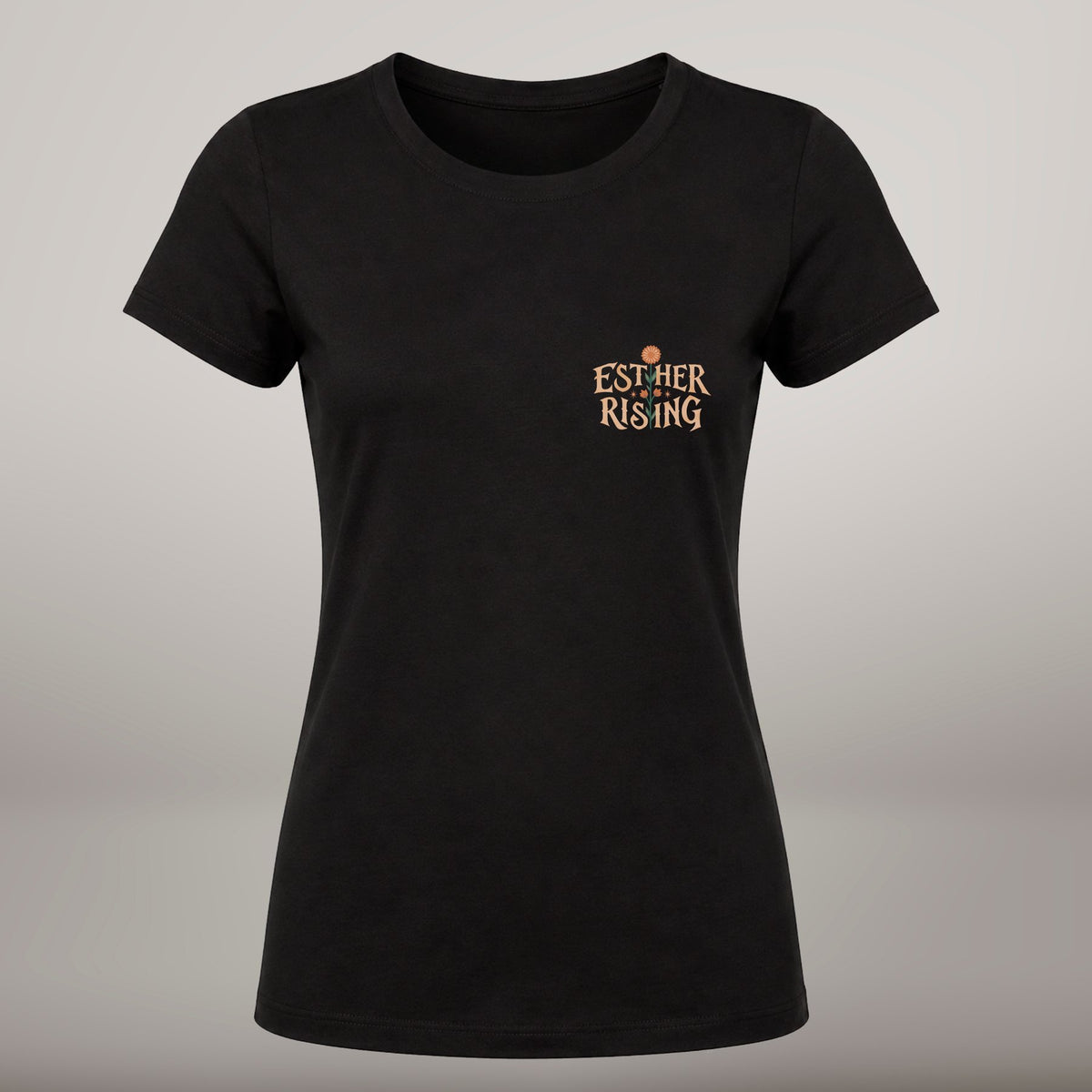 Esther Rising – T-shirt de Manga Curta | Caminho Collection | Sheepfy