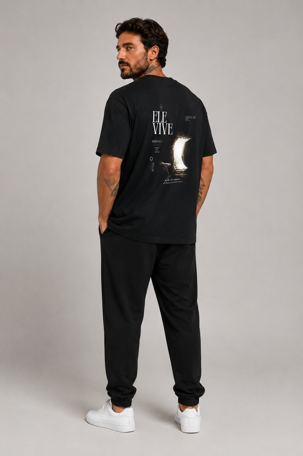 Ele Vive – T-shirt Oversized | Caminho Collection | Sheepfy
