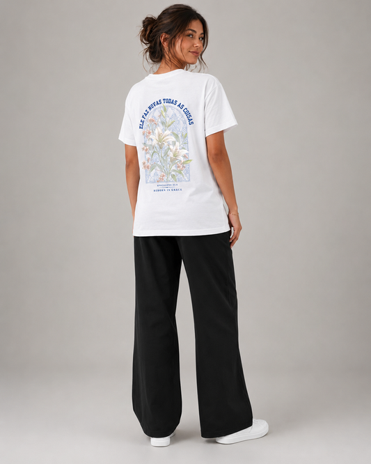 Novas Todas as Coisas – T-shirt de Manga Curta | Caminho Collection | Sheepfy