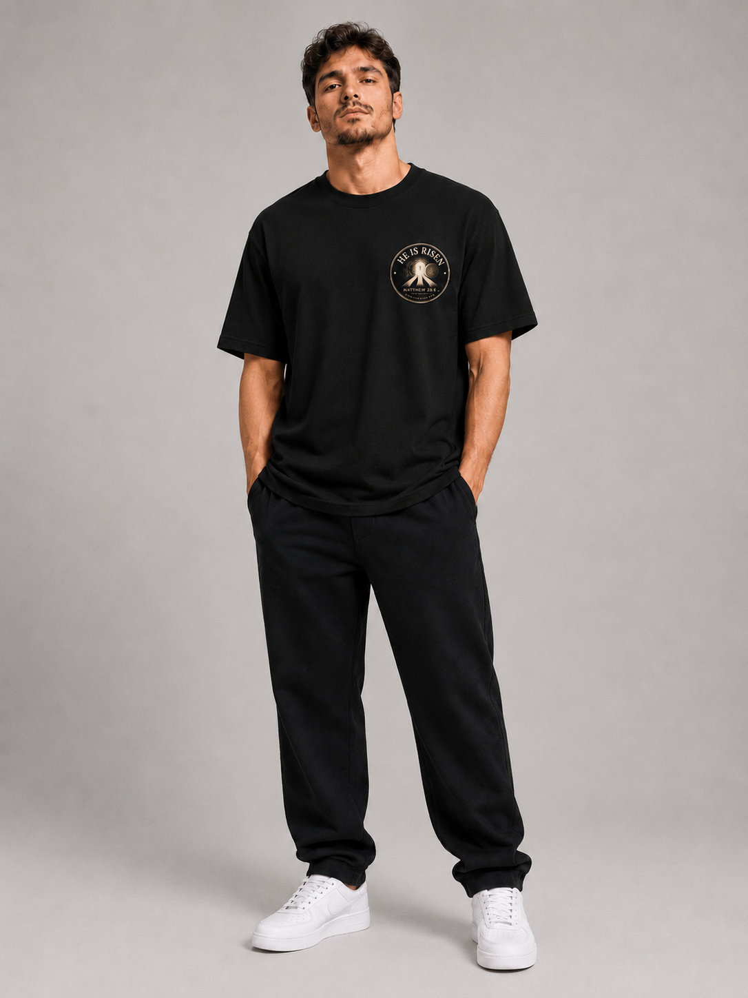 Ele Vive – T-shirt de Manga Curta | Caminho Collection | Sheepfy