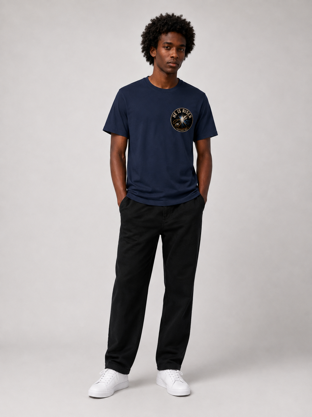 David vs Giant – T-shirt de Manga Curta | Caminho Collection | Sheepfy