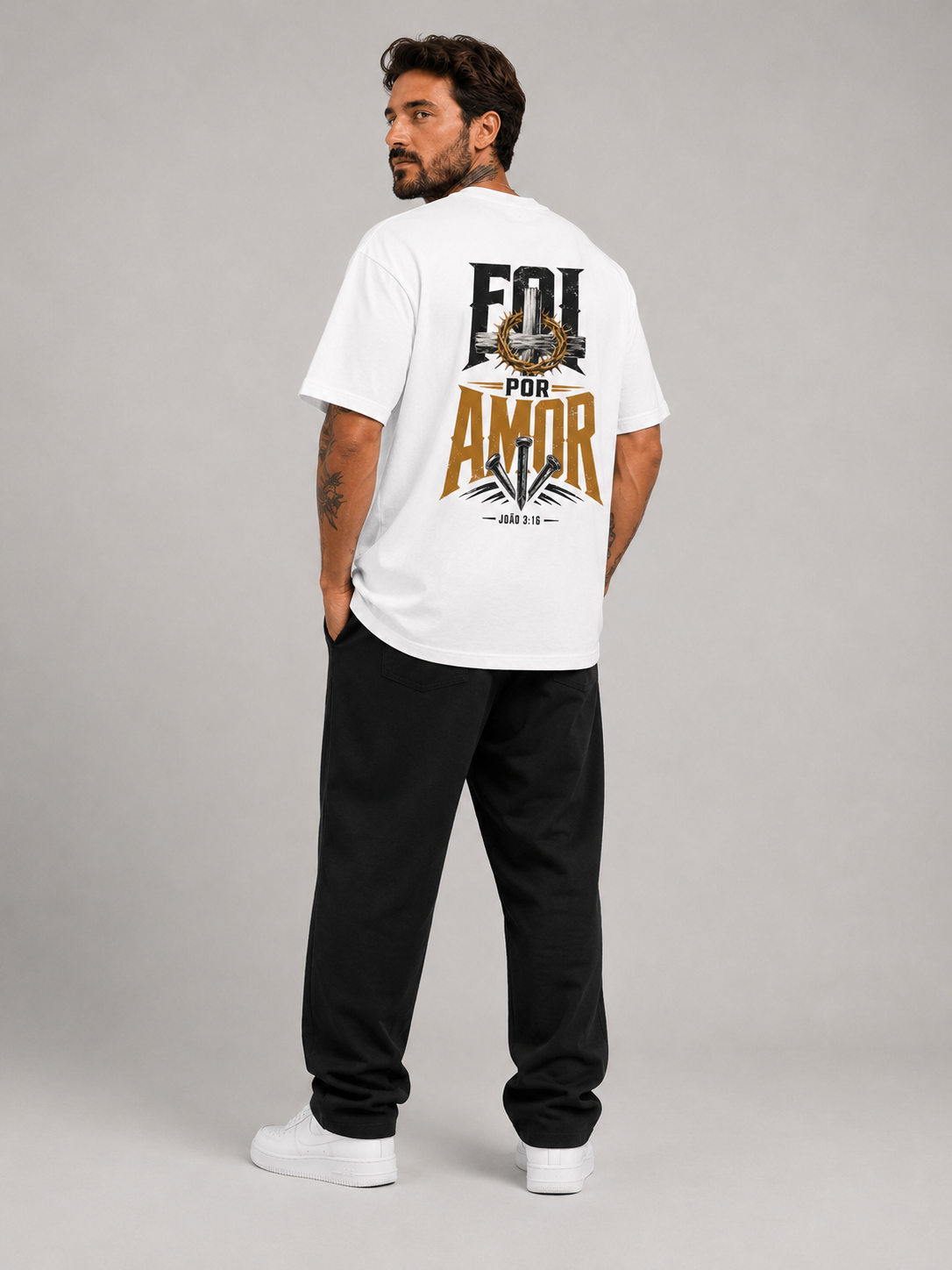 Foi Por Amor – T-shirt de Manga Curta | Caminho Collection | Sheepfy