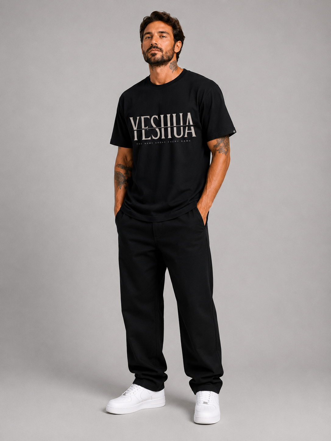 Above Every Name – T-shirt de Manga Curta | Caminho Collection | Sheepfy