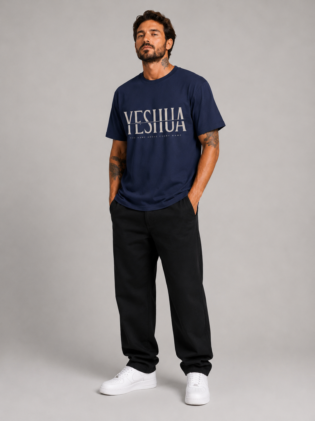Above Every Name – T-shirt de Manga Curta | Caminho Collection | Sheepfy