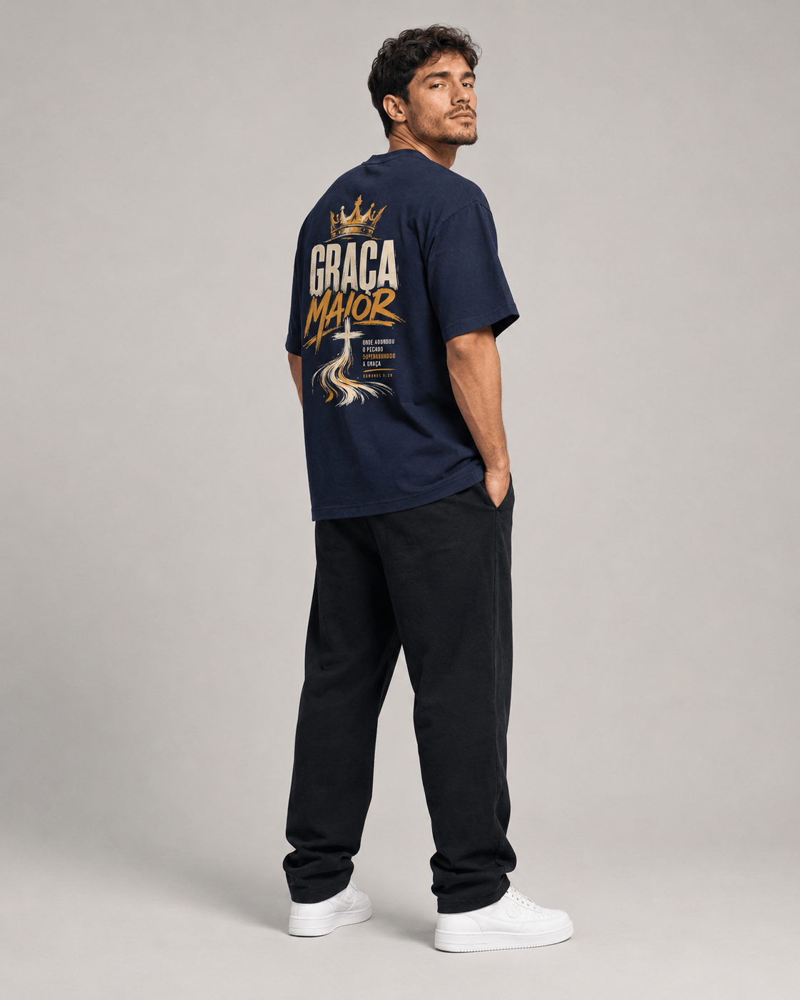 Graça Maior – T-shirt de Manga Curta | Caminho Collection | Sheepfy