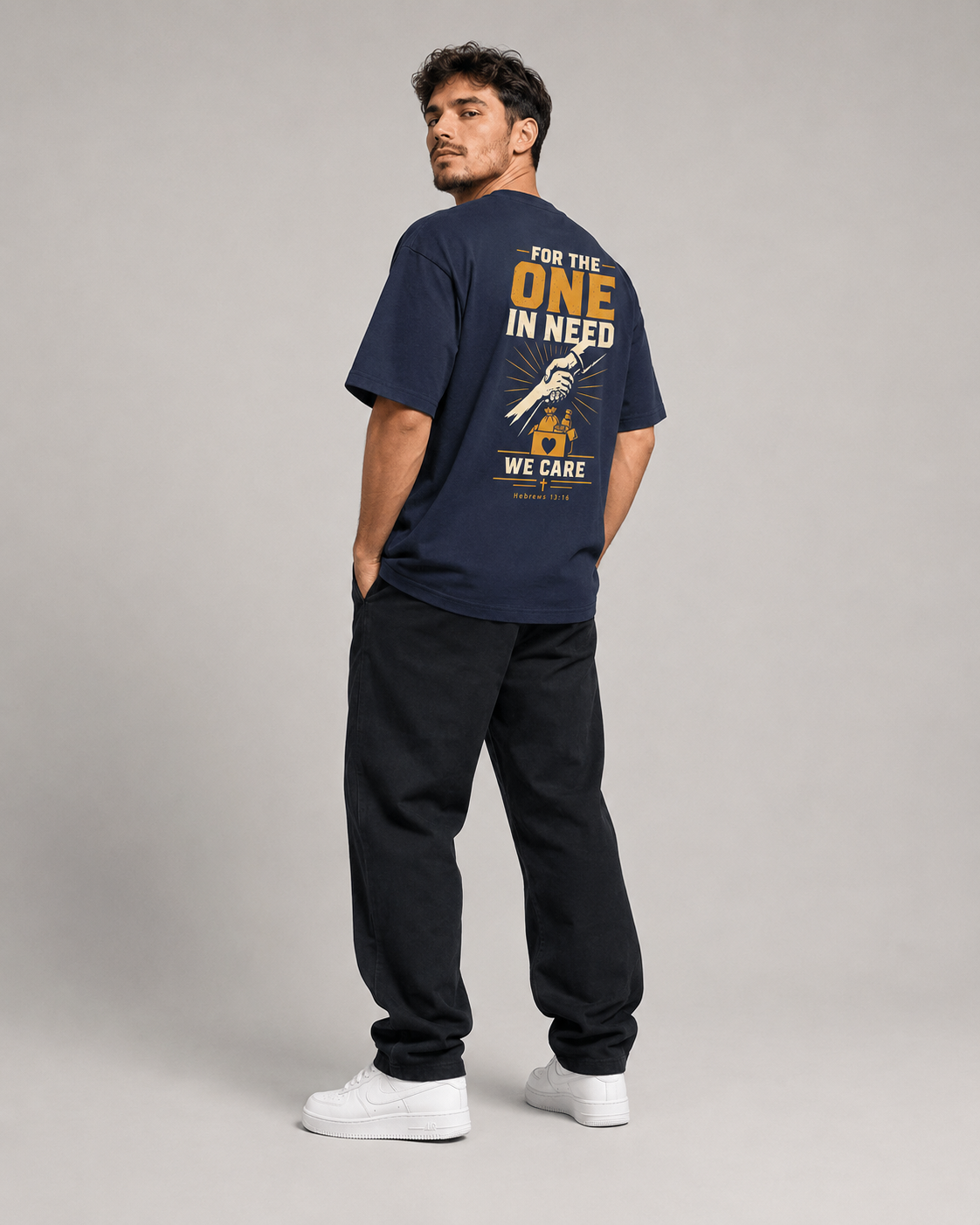 We Care – T-shirt de Manga Curta | Caminho Collection | Sheepfy