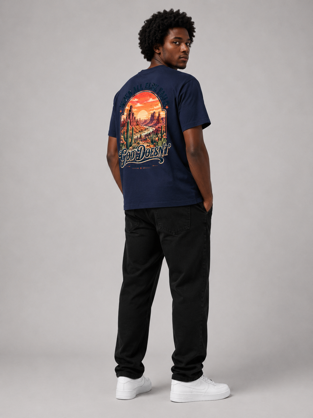 When All Else Fails – T-shirt de Manga Curta | Caminho Collection | Sheepfy