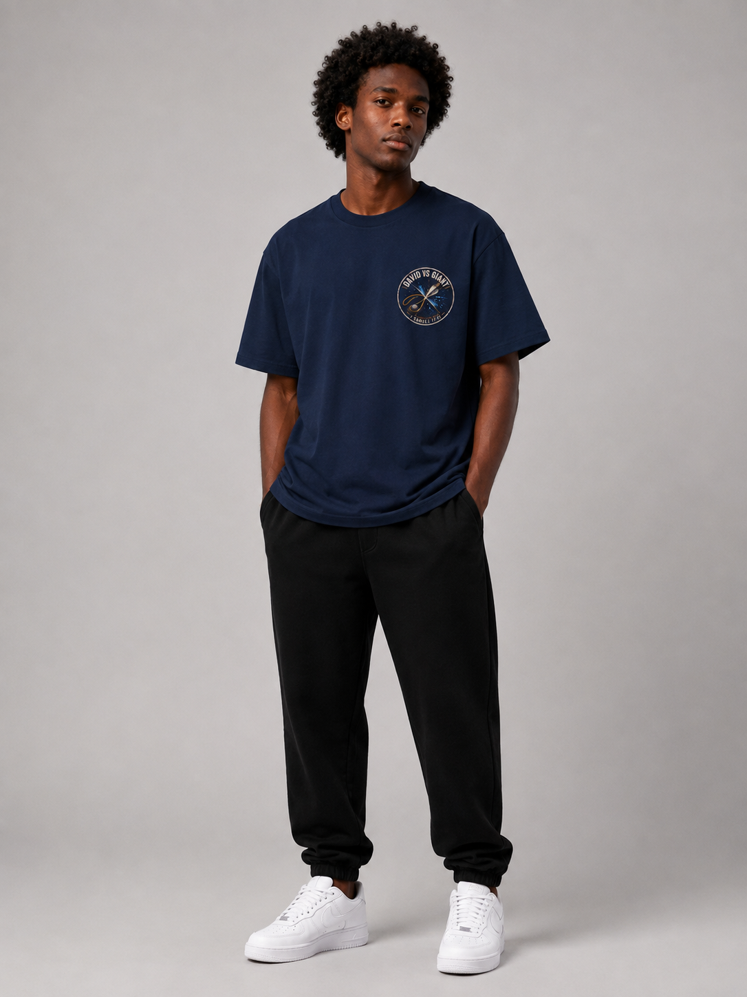 David vs Giant – T-shirt Oversized | Caminho Collection | Sheepfy