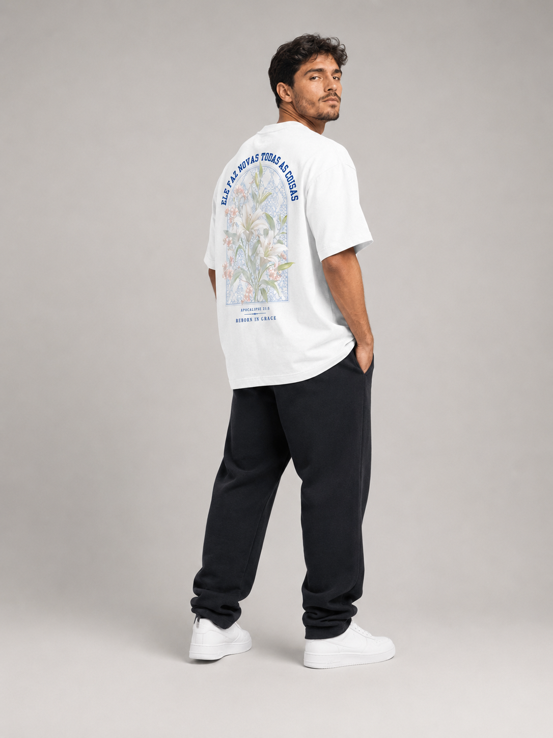 Novas Todas as Coisas – T-shirt Oversized | Caminho Collection | Sheepfy (Cópia)