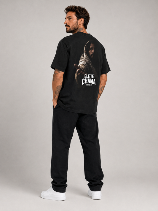 Ele Te Chama – T-shirt Oversized | Caminho Collection | Sheepfy