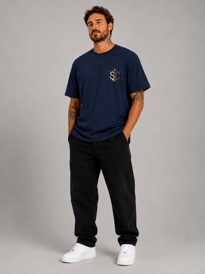 Be Strong and Courageous – T-shirt Oversized | Caminho Collection | Sheepfy