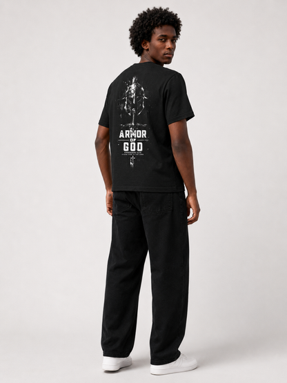 Armor of God – T-shirt Oversized | Caminho Collection | Sheepfy