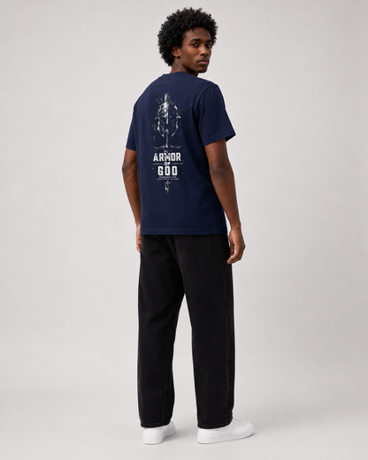 Armor of God – T-shirt Oversized | Caminho Collection | Sheepfy