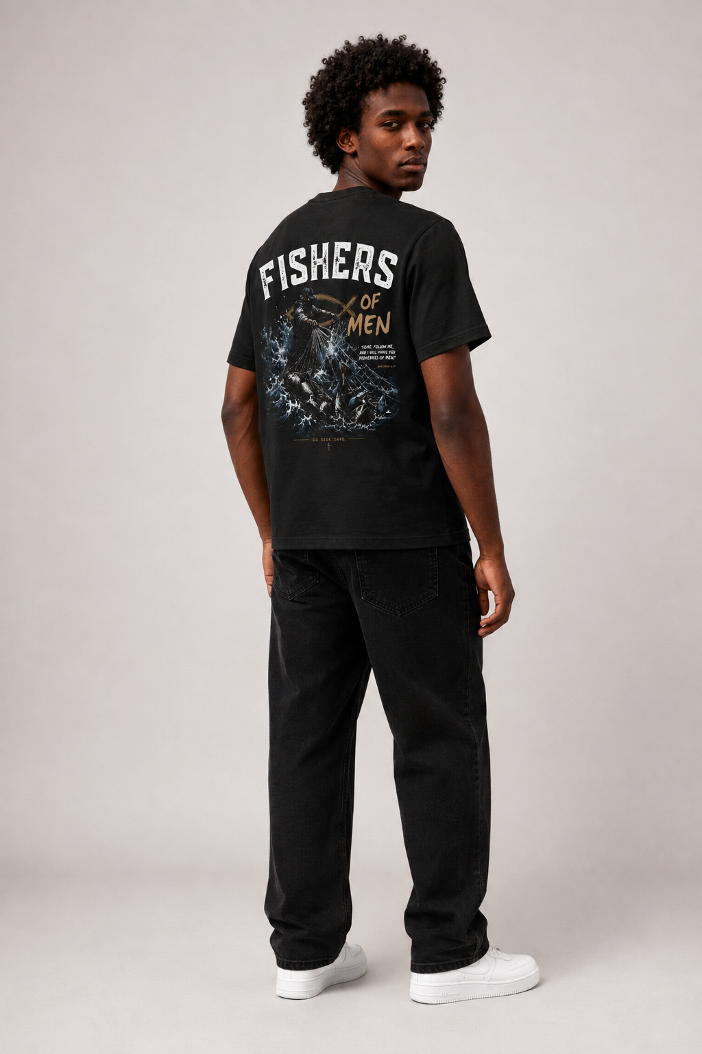 Go, Seek, Save – T-shirt Oversized | Caminho Collection | Sheepfy