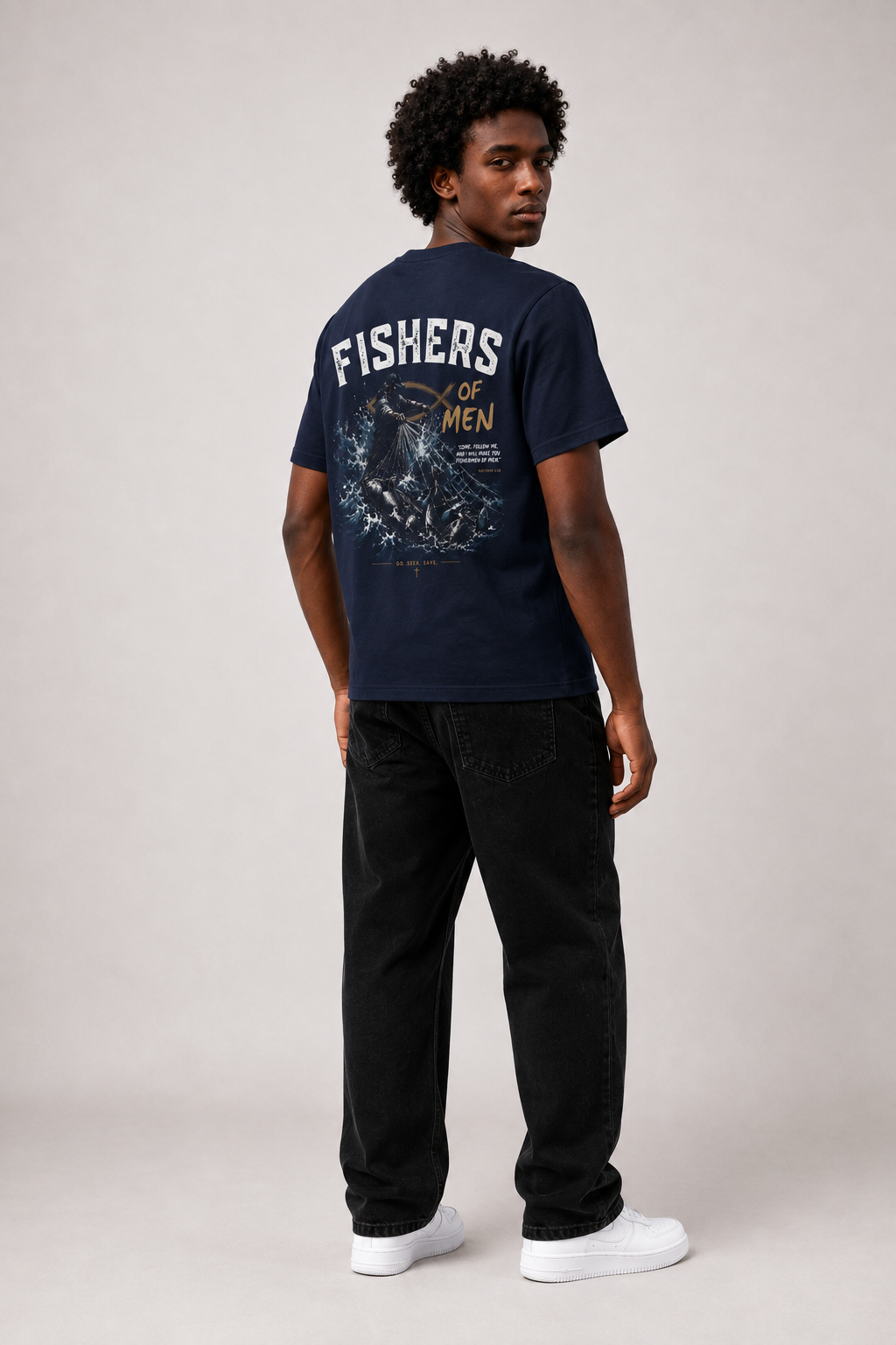 Go, Seek, Save – T-shirt Oversized | Caminho Collection | Sheepfy