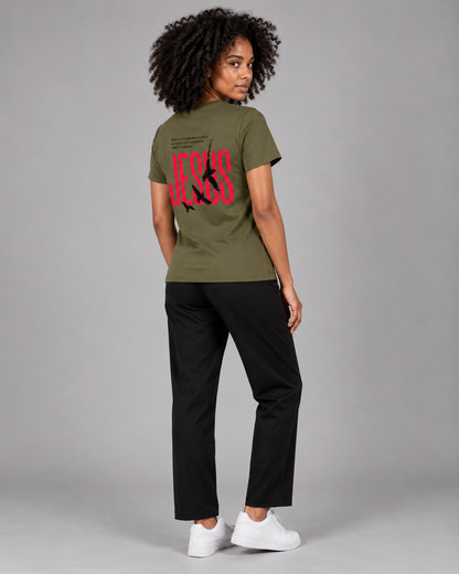 Jesus's Love – T-shirt de Manga Curta | Caminho Collection | Sheepfy