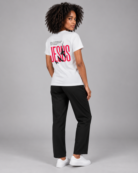 Jesus's Love – T-shirt de Manga Curta | Caminho Collection | Sheepfy