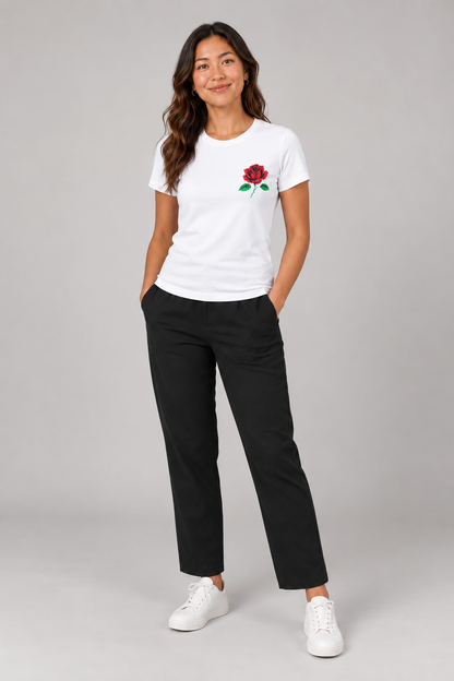 Risen Roses – T-shirt de Manga Curta | Caminho Collection | Sheepfy