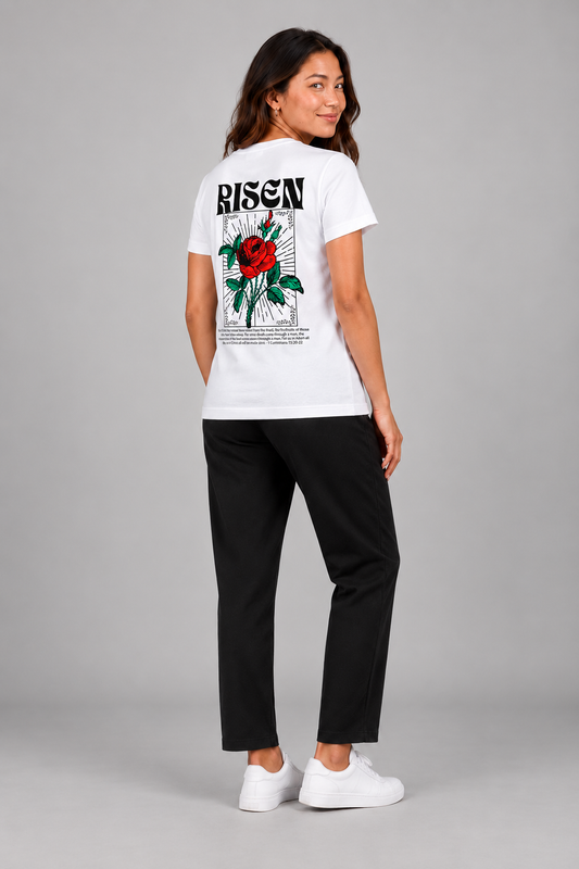 Risen Roses – T-shirt de Manga Curta | Caminho Collection | Sheepfy
